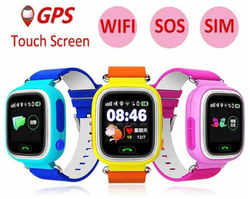 Детские умные часы Smart Baby Watch Q90 Wi-Fi, розовый