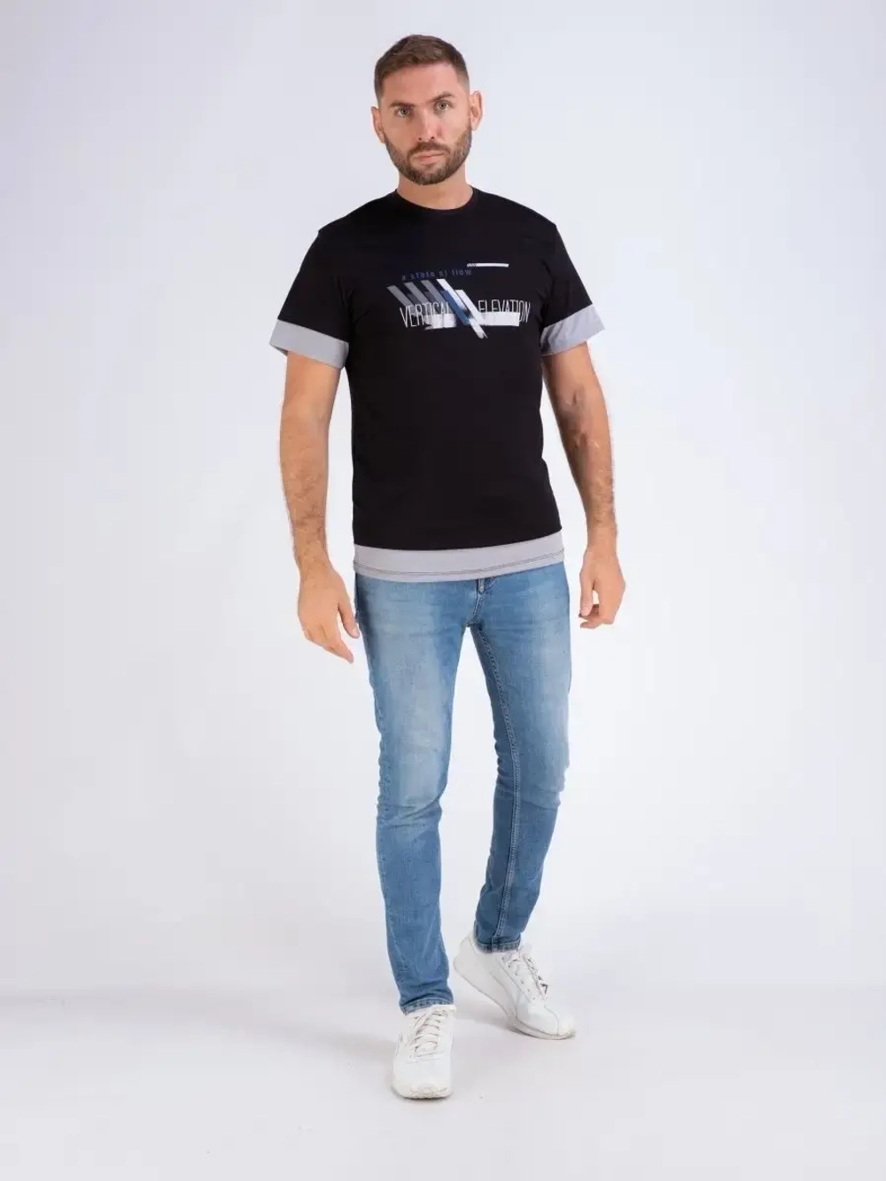 Футболка мужская Турция однотонная