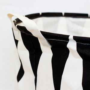 Корзина текстильная Black&White
