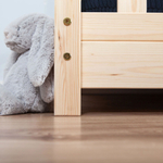 Одноярусная кровать Домик 90x200 см из сосны без отделки