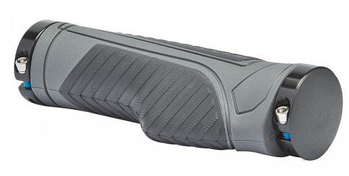 Рукоятки руля (пары) модель XH-G120BL 130 мм чёрно-серые арт.150141 (10216170/010821/0228802, Китай)