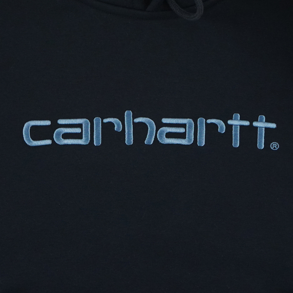 Толстовка мужская Carhartt WIP Hooded Sweatshirt артикул:i030230_blue - купить в магазине Дайс
