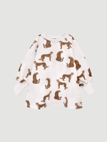 Платье на манжетах Mjölk Гепарды, уценка