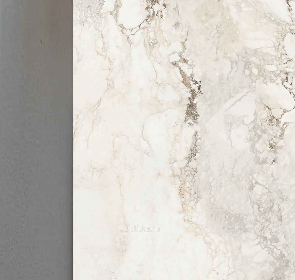 Стол М-City DISAUR Пуанто 200 Крем (Brecha Crema Elegance), керамика, Латте каркас