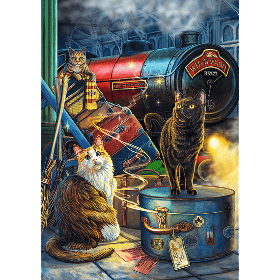 Pazl / Пазлы / Puzzles - "1000 Premium Plus" - Magic Collection: Witchwood Express