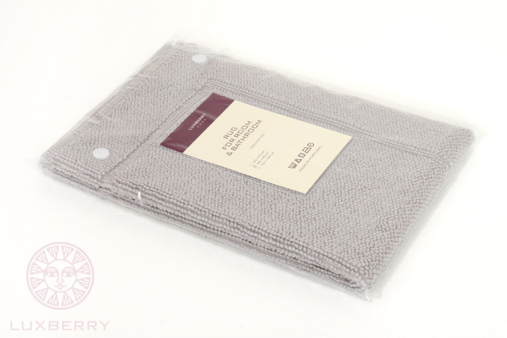 Коврик для ванной 65х90 Luxberry Lux серый Португалия упаковка
