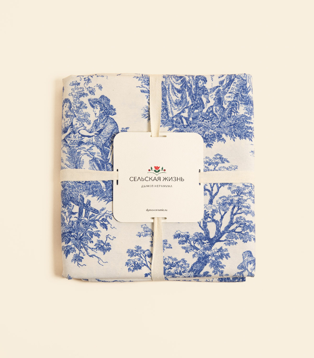 Скатерть – Синяя, 170х250 см | Сельская жизнь