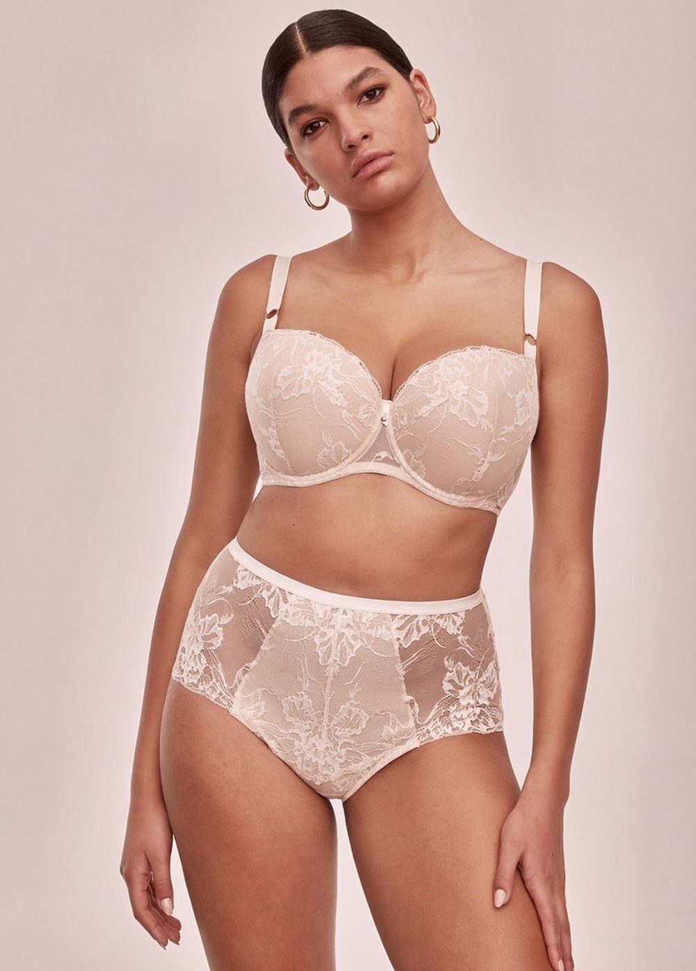 Трусики-слип с высокой линией талии Sublime (Размер: 36) (Цвет: телесный)