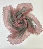 Оренбургский пуховый платок-паутинка АИ100-06/03