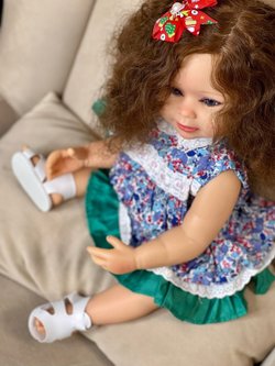 Кукла Реборн мягконабивная 55см в пакете (FA-306)