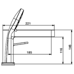 Смеситель для ванны, Gappo, встраиваем, с картриджем, нерж, G1199-30
