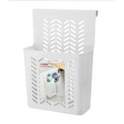 КОРЗИНА ПОДВЕСНАЯ, 240Х120Х340 ММ (Белый)