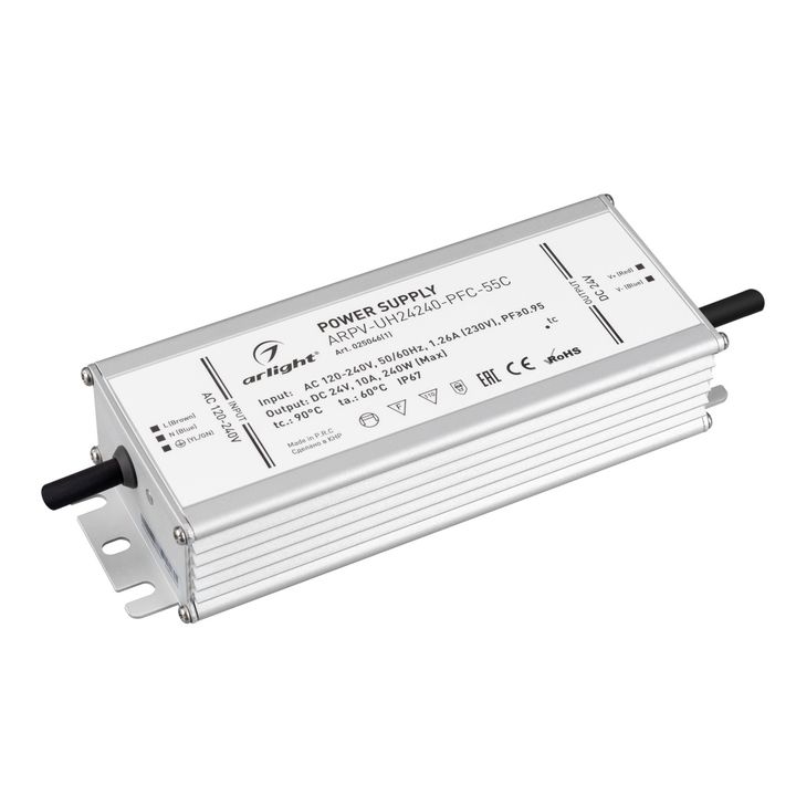 Блок питания Arlight ARPV-UH24240-PFC-55C 24V 240W IP67 10A 025046(1)