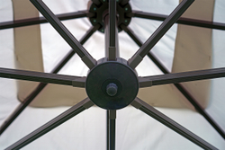 Зонт Сицилия 3х3м, слоновая кость