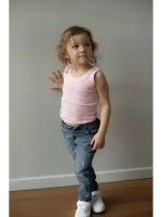 Розовая майка детская в сад