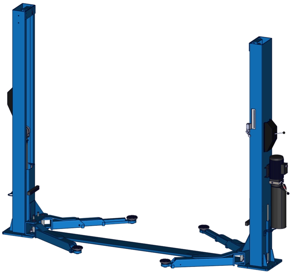 ТЕМП TD4500 380 C Подъёмник электрогидравлический двухстоечный, 4,5 т