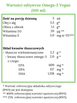 Norsan Omega-3 Vegan - 100 мл