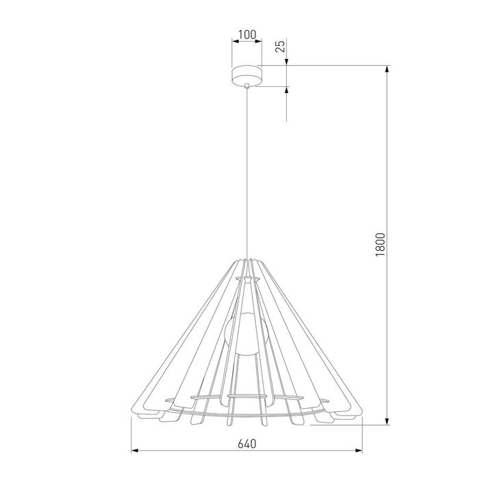 Подвесной светильник TK Lighting 10436 Eris