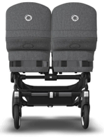 Коляска для двойни Bugaboo Donkey 5 Twin шасси Graphite Grey Melange/Grey Melange