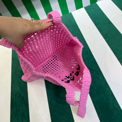 Prada Crochet Tote Bag