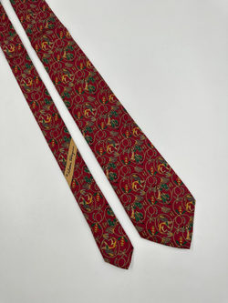 Галстук красный Salvatore Ferragamo