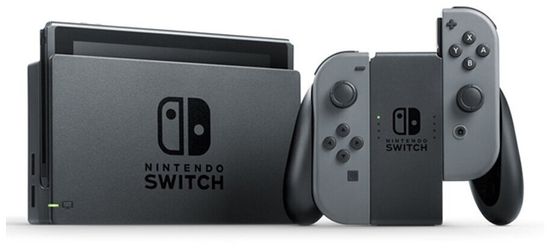 Игровая приставка Nintendo Switch rev.2 32 ГБ, серый