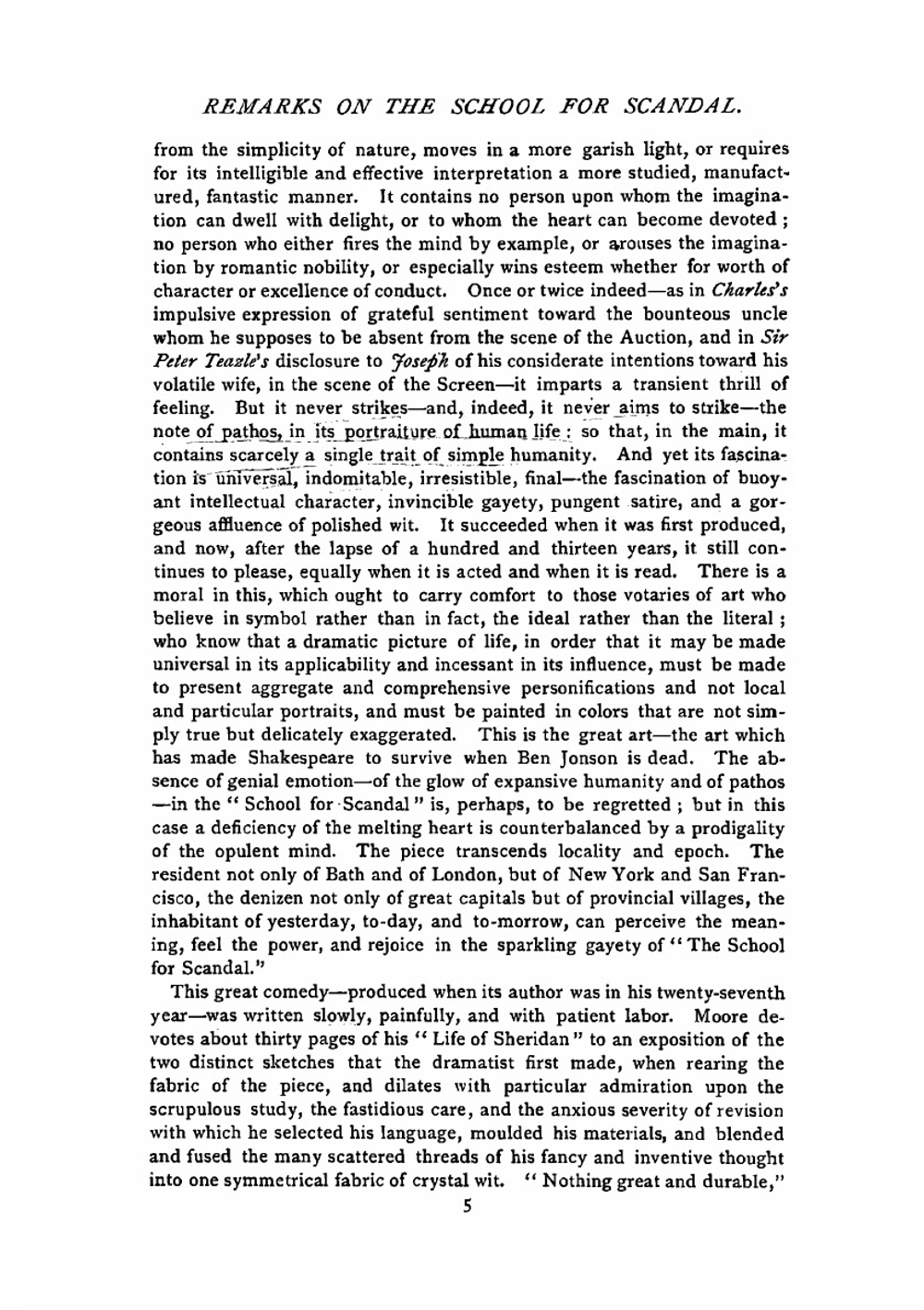 The school for scandal. A comedy in five acts | Ричард Бринсли Шеридан