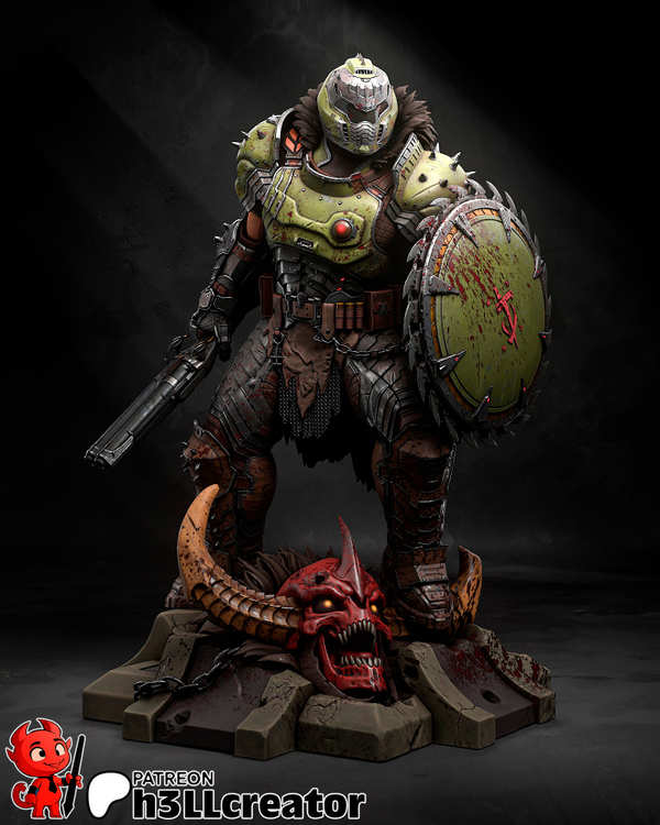 Палач Рока думгай Doomguy doom