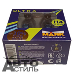 Автолампа H4 12V 60/55W P43t Маяк  +30% Super White 82420SW+30 (к-т)