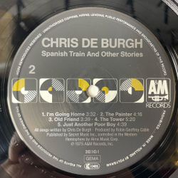 Винтажная виниловая пластинка LP Chris de Burgh Spanish Train And Other Stories (Germany 1985)