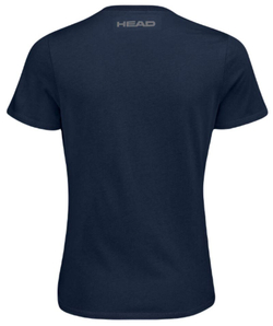Женская теннисная футболка Head Club Lara T-Shirt - dark blue