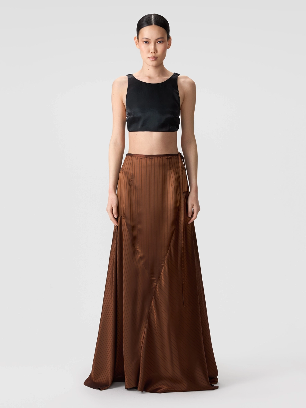 Юбка макси в полоску OLA OLA