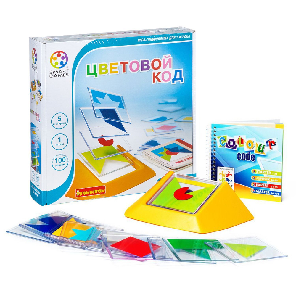 Настольная логическая игра головоломка Цветовой код