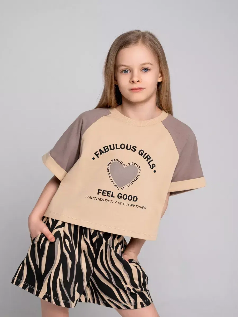 Костюм детский футболка и шорты в сад