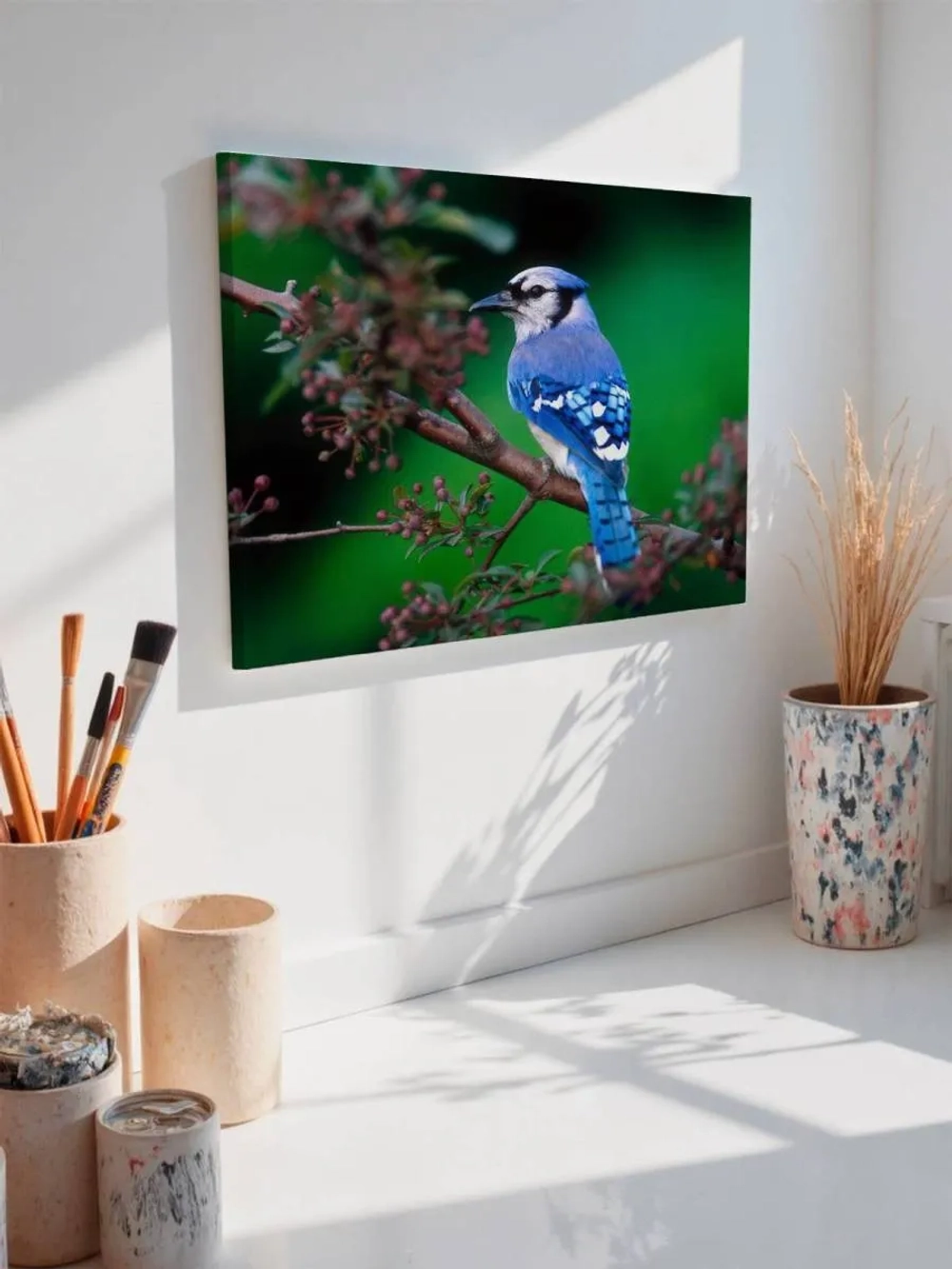 Картина на стену 40 X 50 Синяя птица