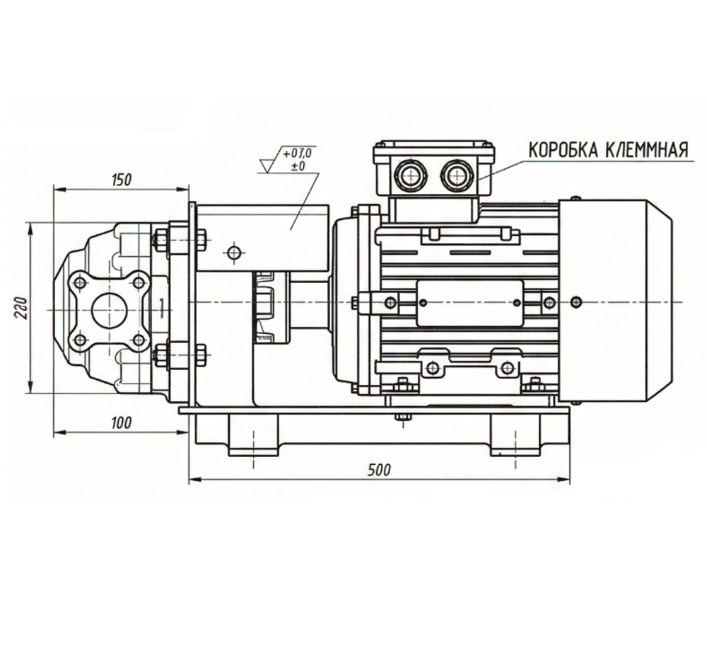 Насос НШ50 с 1,5 кВт ст. (агрегат)