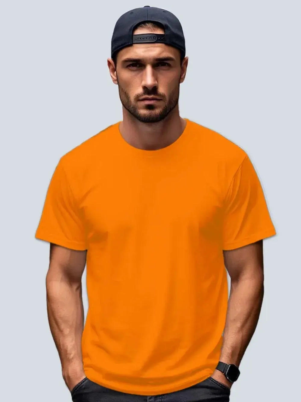 Футболка Взрослая.Премиум однотонная.1 шт