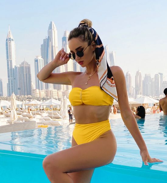 Купальник бандо BANDO YELLOW