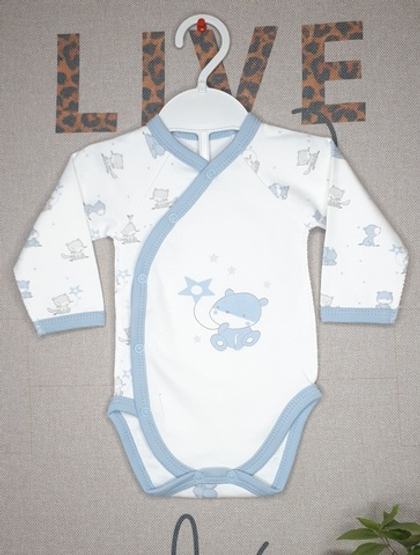 Боди Звёздочка (голубой)