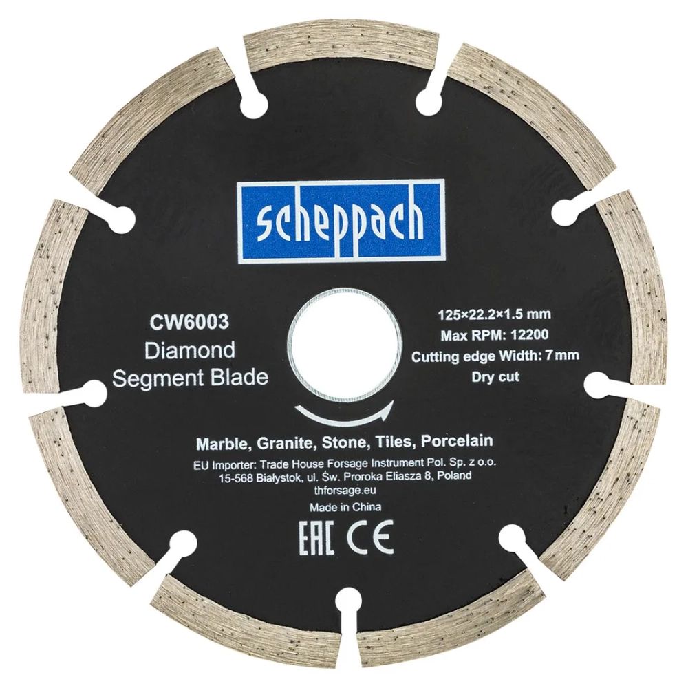 Круг отрезной 125*22,2*1,5мм Scheppach Sch-CW6003