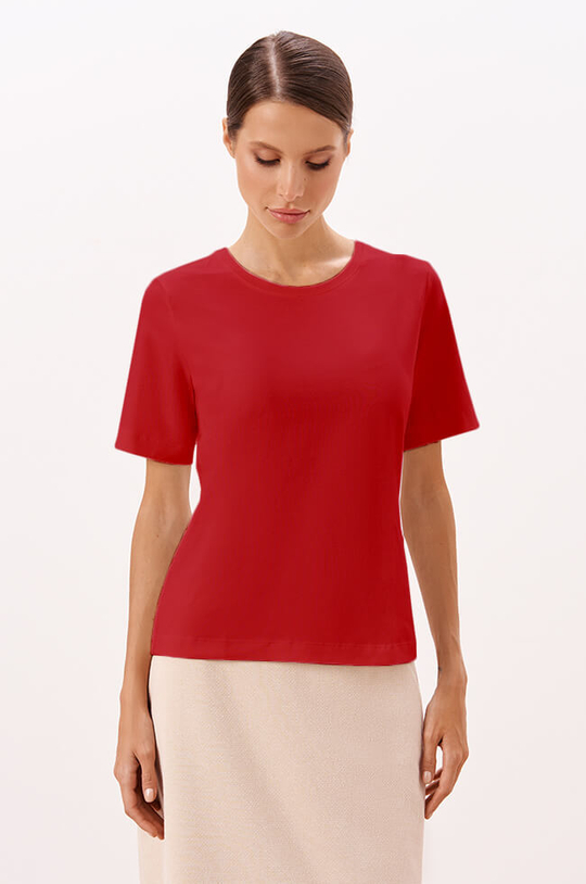 23235 Футболка женская (малиновый)