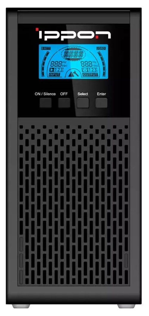 ИБП Ippon Innova G2 Euro 1000L On-Line UPS 1000VA, 900Вт, чист. синусоида , 2xEURO, управление по USB, без батарей, LCD