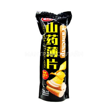 Чипсы YamChip XIANGCONGWEI вкус стейка из говядины с черным перцем (черные) 90 г