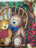 "Рождественские мишки"-08721 вышивка