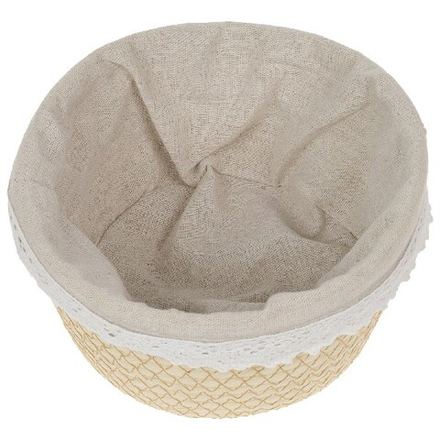 Кашпо плетеное (бумага), D20хН10см (Натуральный) №2