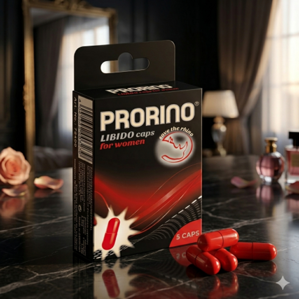 Биологически активная добавка к пище Ero black line PRORINO Libido Caps 5 шт.