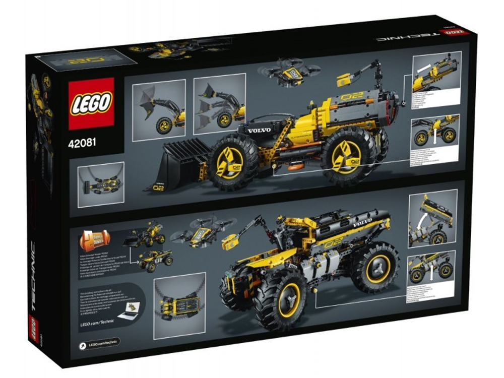 LEGO Technic: Volvo колёсный погрузчик ZEUX 42081 — Volvo Concept Wheel Loader ZEUX — Лего Техник