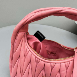 Miu Miu Wander matelassé mini hobo bag