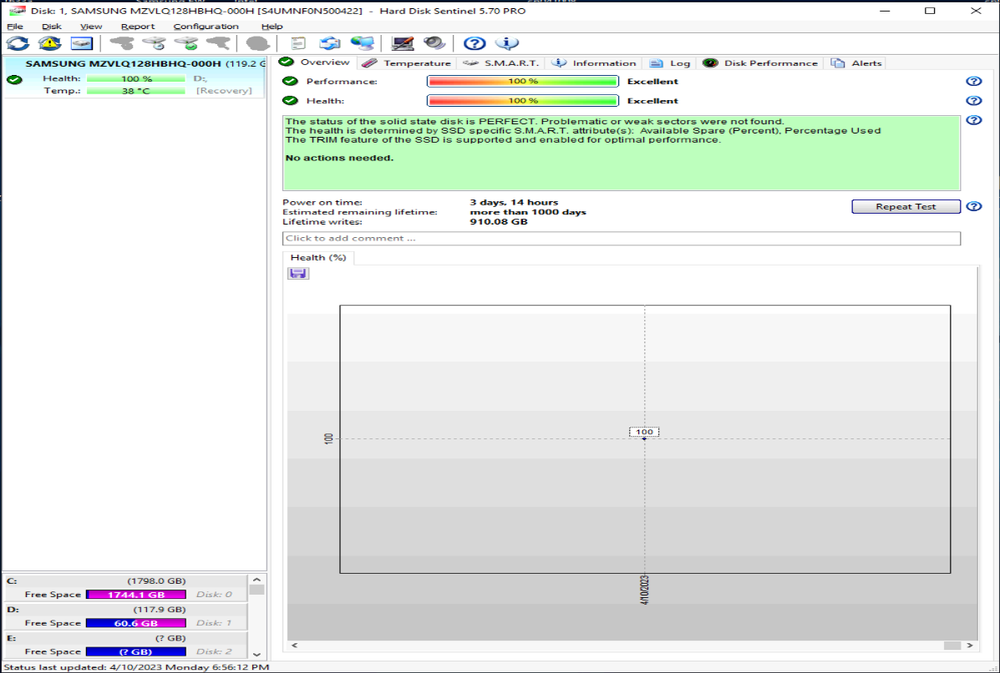 Жесткий диск SSD M2 NVMe 128GB Samsung