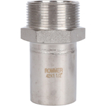 ROMMER Вставка с НР 42x1 1/2" из нержавеющей стали прессовой